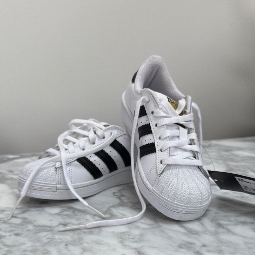 Adidas Kids Sneakers - White and Black - Picture 2 of 3